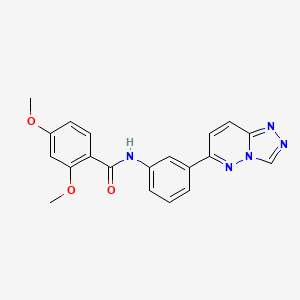 2,4-dimethoxy-N-[3-([1,2,4]triazolo[4,3-b]pyridazin-6-yl)phenyl]benzamide