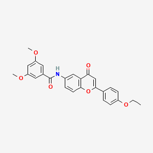 N-[2-(4-ethoxyphenyl)-4-oxo-4H-chromen-6-yl]-3,5-dimethoxybenzamide