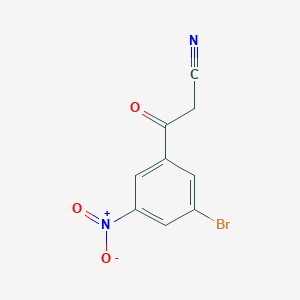 3-(3-Bromo-5-nitrophenyl)-3-oxopropanenitrile