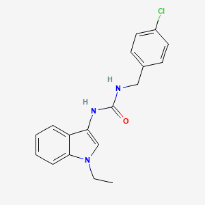 1-(4-chlorobenzyl)-3-(1-ethyl-1H-indol-3-yl)urea