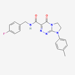 N-(4-fluorobenzyl)-4-oxo-8-(p-tolyl)-4,6,7,8-tetrahydroimidazo[2,1-c][1,2,4]triazine-3-carboxamide