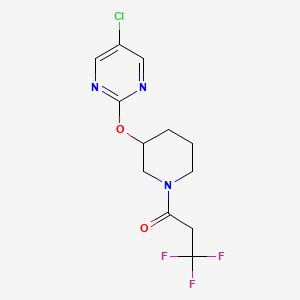 1-(3-((5-Chloropyrimidin-2-yl)oxy)piperidin-1-yl)-3,3,3-trifluoropropan-1-one