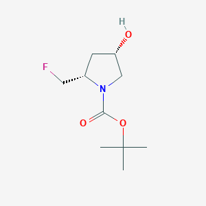 tert-butyl (2S,4S)-2-(fluoromethyl)-4-hydroxypyrrolidine-1-carboxylate