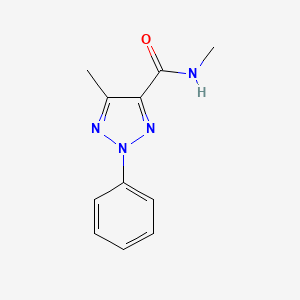 N,5-dimethyl-2-phenyl-2H-1,2,3-triazole-4-carboxamide