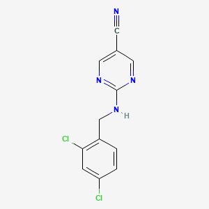 2-[(2,4-Dichlorobenzyl)amino]-5-pyrimidinecarbonitrile