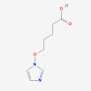 5-(1H-imidazol-1-yloxy)pentanoic acid