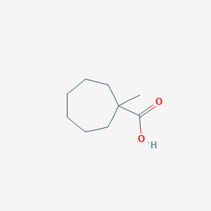 molecular formula C9H16O2 B2940608 1-Methylcycloheptane-1-carboxylic acid CAS No. 35664-93-8