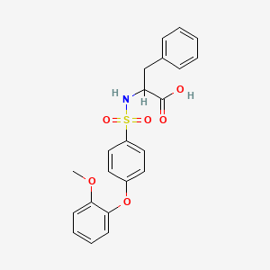 N-[4-(2-Methoxyphenoxy)phenylsulfonyl]-DL-phenylalanine