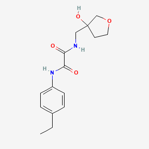 molecular formula C15H20N2O4 B2940774 N1-(4-ethylphenyl)-N2-((3-hydroxytetrahydrofuran-3-yl)methyl)oxalamide CAS No. 2034419-47-9