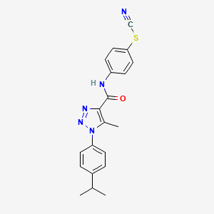 molecular formula C20H19N5OS B2940854 Anticancer agent 83 