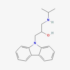 molecular formula C18H22N2O B2941067 1-(9H-carbazol-9-yl)-3-[(propan-2-yl)amino]propan-2-ol CAS No. 301160-08-7