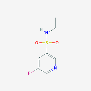 molecular formula C7H9FN2O2S B2941391 N-ethyl-5-fluoropyridine-3-sulfonamide CAS No. 1249211-83-3