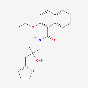 2-ethoxy-N-(3-(furan-2-yl)-2-hydroxy-2-methylpropyl)-1-naphthamide