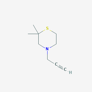 2,2-Dimethyl-4-prop-2-ynylthiomorpholine