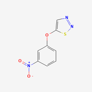 5-(3-Nitrophenoxy)-1,2,3-thiadiazole