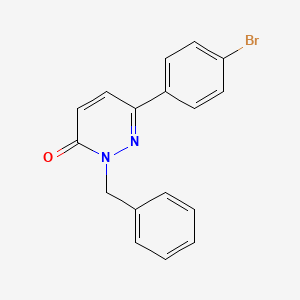 molecular formula C17H13BrN2O B2941513 2-benzyl-6-(4-bromophenyl)pyridazin-3(2H)-one CAS No. 941883-02-9
