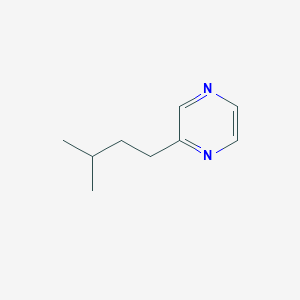 molecular formula C9H14N2 B2941536 2-(3-Methylbutyl)pyrazine CAS No. 40790-22-5
