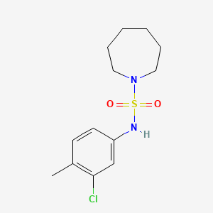 molecular formula C13H19ClN2O2S B2941566 N-(3-chloro-4-methylphenyl)azepane-1-sulfonamide CAS No. 890593-75-6