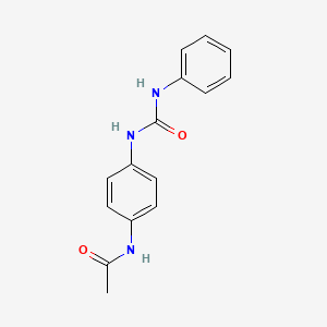 molecular formula C15H15N3O2 B2941592 N-[4-(phenylcarbamoylamino)phenyl]acetamide CAS No. 1967-24-4
