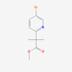 molecular formula C10H12BrNO2 B2941598 Methyl 2-(5-bromopyridin-2-yl)-2-methylpropanoate CAS No. 869349-03-1
