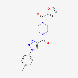 furan-2-yl(4-{[1-(4-methylphenyl)-1H-1,2,3-triazol-4-yl]carbonyl}piperazin-1-yl)methanone
