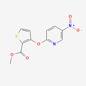 Methyl 3-[(5-nitro-2-pyridinyl)oxy]-2-thiophenecarboxylate