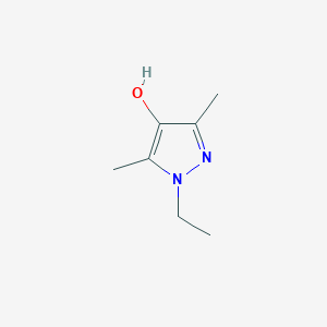 molecular formula C7H12N2O B2941698 1-ethyl-3,5-dimethyl-1H-pyrazol-4-ol CAS No. 1383747-15-6