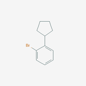 molecular formula C11H13Br B2941718 1-Bromo-2-cyclopentylbenzene CAS No. 59734-90-6