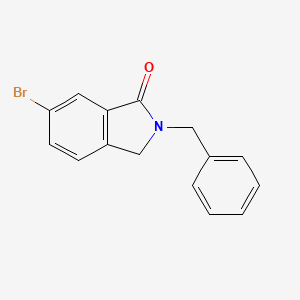 molecular formula C15H12BrNO B2941837 2-Benzyl-6-bromoisoindolin-1-one CAS No. 1344687-91-7
