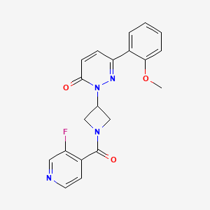 2-[1-(3-Fluoropyridine-4-carbonyl)azetidin-3-yl]-6-(2-methoxyphenyl)pyridazin-3-one