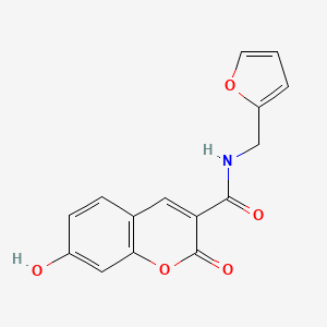 N-(2-furylmethyl)-7-hydroxy-2-oxo-2H-chromene-3-carboxamide