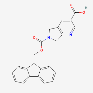 6-(9H-Fluoren-9-ylmethoxycarbonyl)-5,7-dihydropyrrolo[3,4-b]pyridine-3-carboxylic acid