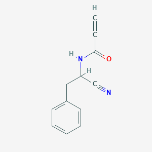 N-(1-Cyano-2-phenylethyl)prop-2-ynamide