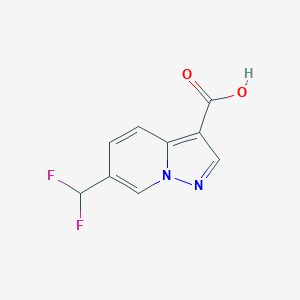 6-(Difluoromethyl)pyrazolo[1,5-a]pyridine-3-carboxylic acid