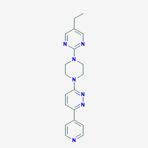 3-[4-(5-Ethylpyrimidin-2-yl)piperazin-1-yl]-6-pyridin-4-ylpyridazine