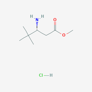 (R)-Methyl 3-amino-4,4-dimethylpentanoate hydrochloride
