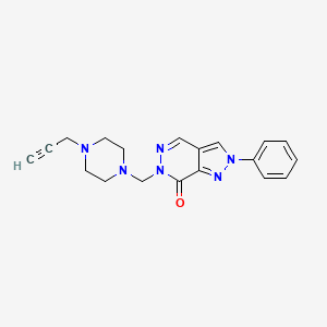 2-phenyl-6-{[4-(prop-2-yn-1-yl)piperazin-1-yl]methyl}-2H,6H,7H-pyrazolo[3,4-d]pyridazin-7-one