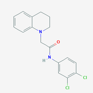 N-(3,4-Dichlorophenyl)-2-(1,2,3,4-tetrahydroquinolyl)ethanamide