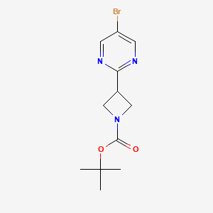 tert-Butyl 3-(5-bromopyrimidin-2-yl)azetidine-1-carboxylate