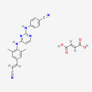 molecular formula C48H40N12O4 B2942193 Rilpivirine Fumarate Salt CAS No. 877817-88-4