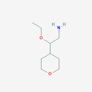 2-Ethoxy-2-(oxan-4-yl)ethanamine