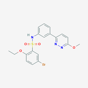 5-bromo-2-ethoxy-N-(3-(6-methoxypyridazin-3-yl)phenyl)benzenesulfonamide