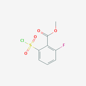 Methyl 2-(chlorosulfonyl)-6-fluorobenzoate