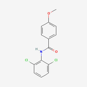 molecular formula C14H11Cl2NO2 B2942252 N-(2,6-dichlorophenyl)-4-methoxybenzamide CAS No. 157491-16-2