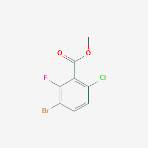 molecular formula C8H5BrClFO2 B2942255 Methyl 3-bromo-6-chloro-2-fluorobenzoate CAS No. 1543224-54-9