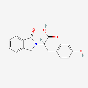 3-(4-hydroxyphenyl)-2-(1-oxo-1,3-dihydro-2H-isoindol-2-yl)propanoic acid