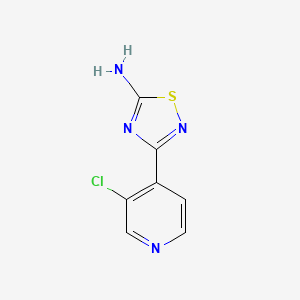 3-(3-Chloropyridin-4-yl)-1,2,4-thiadiazol-5-amine