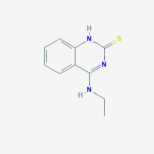 molecular formula C10H11N3S B2942361 4-(Ethylamino)quinazoline-2-thiol CAS No. 147408-62-6