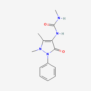 1-(1,5-dimethyl-3-oxo-2-phenyl-2,3-dihydro-1H-pyrazol-4-yl)-3-methylurea