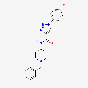 N-(1-benzylpiperidin-4-yl)-1-(4-fluorophenyl)-1H-1,2,3-triazole-4-carboxamide